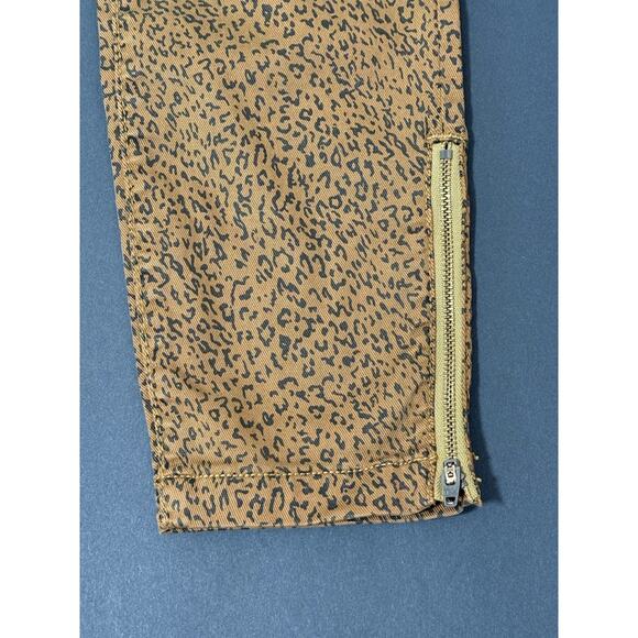Joie Animal Print High Rise Park Skinny Pants, Size 29 - Picture 5 of 7
